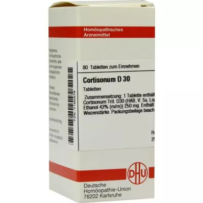 DHU Cortisonum D 30 tablet, 80 ks