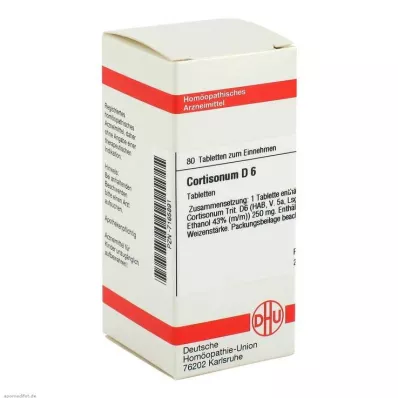 DHU Cortisonum D 6 tablet, 80 ks