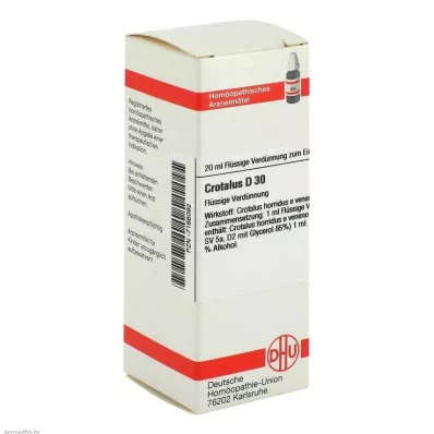 DHU Ředění Crotalus D 30, 20 ml