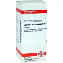 CUPRUM ARSENICOSUM D 8 tablet, 80 ks