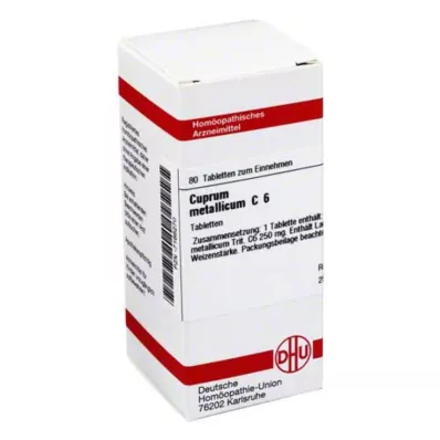 DHU Cuprum metallicum C 6 tablet, 80 ks