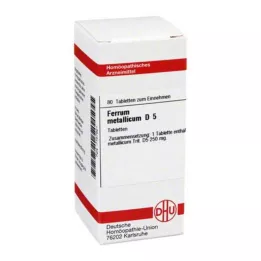 FERRUM METALLICUM D 5 tablet, 80 ks