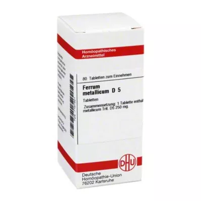 FERRUM METALLICUM D 5 tablet, 80 ks FERRUM METALLICUM D 5 tablet, 80 ks