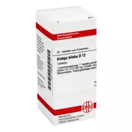 GINKGO BILOBA D 12 tablet, 80 ks