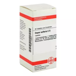 HEPAR SULFURIS C 6 tablet, 80 ks