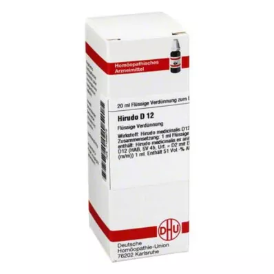 HIRUDO D 12 Ředění, 20 ml