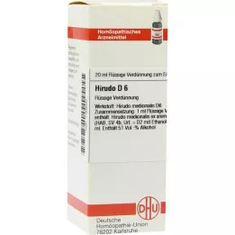 HIRUDO D 6 Ředění, 20 ml