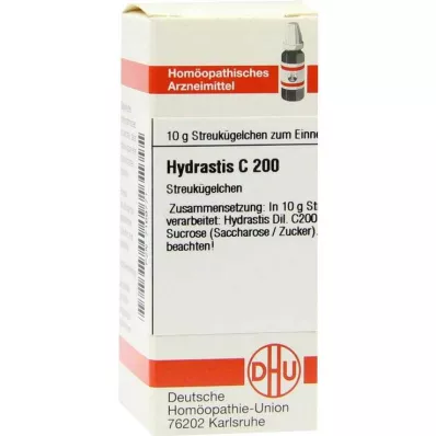 DHU Hydrastis C 200 globule, 10 g DHU Hydrastis C 200 globule, 10 g