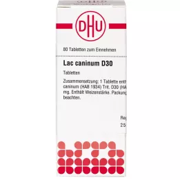 LAC CANINUM D 30 tablet, 80 ks