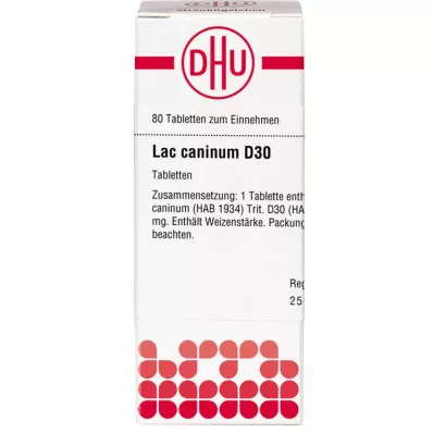 LAC CANINUM D 30 tablet, 80 ks