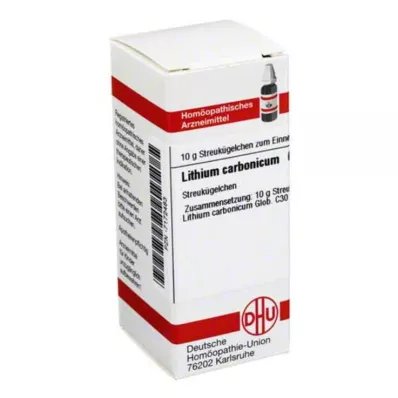 LITHIUM CARBONICUM C 30 globulí, 10 g