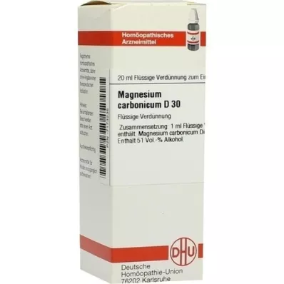 MAGNESIUM CARBONICUM D 30 Ředění, 20 ml