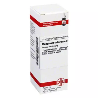 DHU Manganum sulfuricum D 6 Ředění, 20 ml