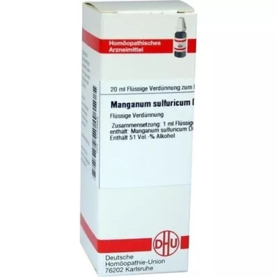 MANGANUM SULFURICUM D 6 Ředění, 20 ml