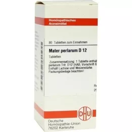 MATER PERLARUM D 12 tablet, 80 ks