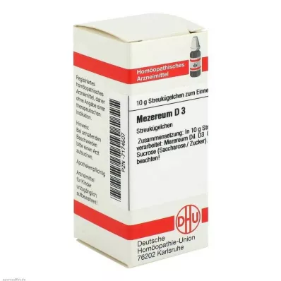 MEZEREUM D 3 kuličky, 10 g