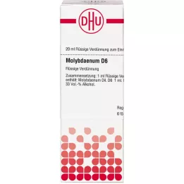 MOLYBDAENUM D 6 Ředění, 20 ml