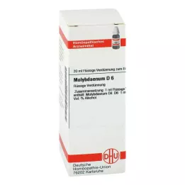 MOLYBDAENUM D 6 Ředění, 20 ml