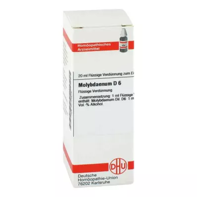 Molybdenum D6 ředění (20 ml)