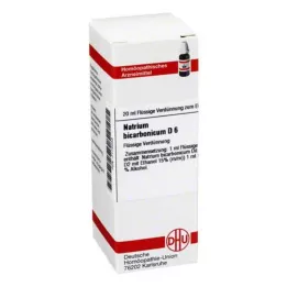 NATRIUM BICARBONICUM D 6 Ředění, 20 ml