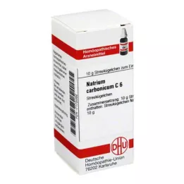 NATRIUM CARBONICUM C 6 globulí, 10 g