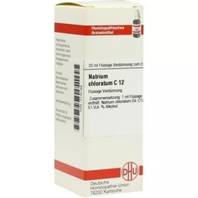 Sodium Chloratum C12 ředění (20 ml)