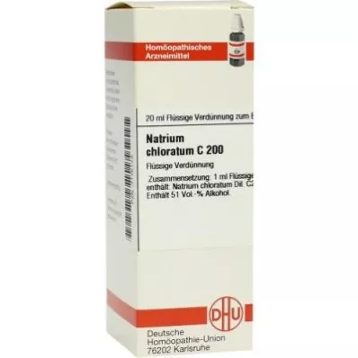 Sodium Chloratum C200 ředění (20 ml)