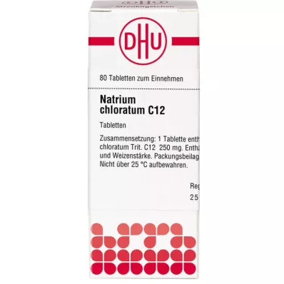 NATRIUM CHLORATUM C 12 tablet, 80 ks