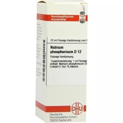 NATRIUM PHOSPHORICUM D 12 Ředění, 20 ml