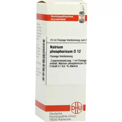 NATRIUM PHOSPHORICUM D 12 Ředění, 20 ml