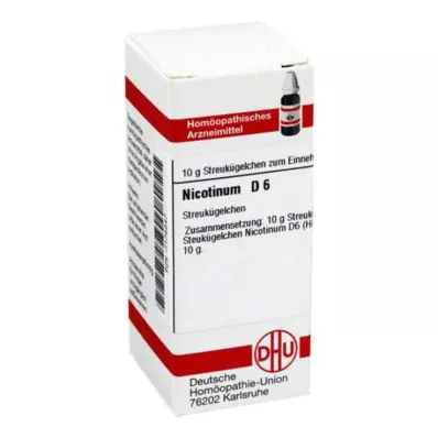 NICOTINUM D 6 globulí, 10 g