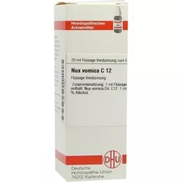 NUX VOMICA C 12 Ředění, 20 ml