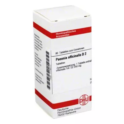 DHU Paeonia officinalis D 2 tablety, 80 ks