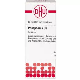 PHOSPHORUS C 6 tablet, 80 ks