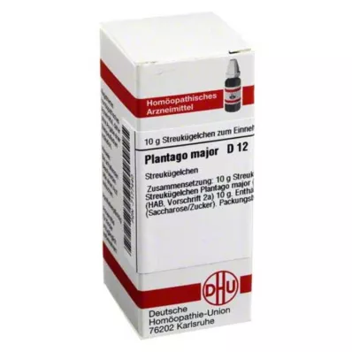 PLANTAGO MAJOR D 12 globulí, 10 g