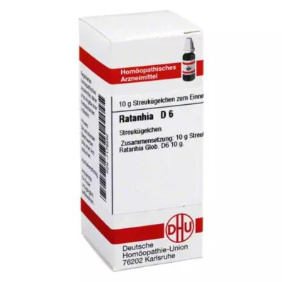 DHU Ratanhia D 6 globule, 10 g DHU Ratanhia D 6 globule, 10 g