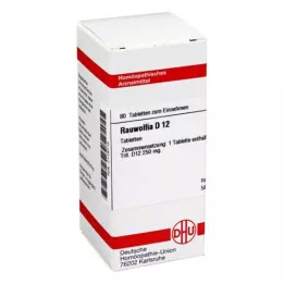 RAUWOLFIA D 12 tablet, 80 ks