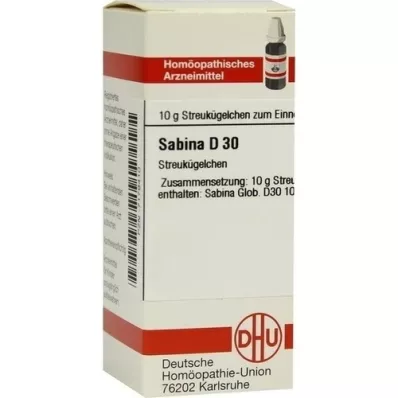 SABINA D 30 globulí, 10 g