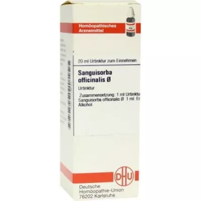 Sanguisorba vypnuta.Mateřská tinktura (20 ml)