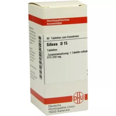 SILICEA D 15 tablet, 80 ks