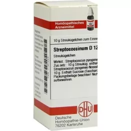 STREPTOCOCCINUM D 12 globulí, 10 g