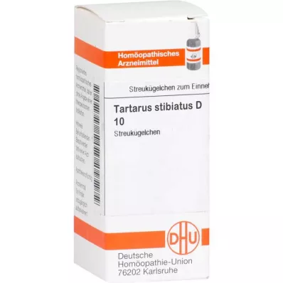 TARTARUS STIBIATUS D 10 globulí, 10 g TARTARUS STIBIATUS D 10 globulí, 10 g