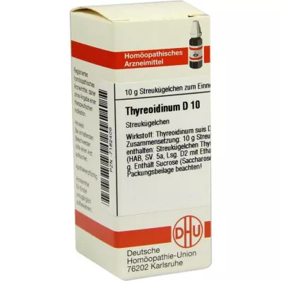 THYREOIDINUM D 10 globulí, 10 g