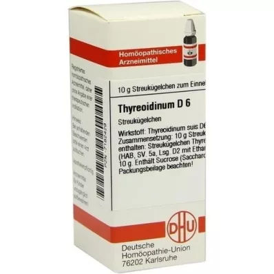 THYREOIDINUM D 6 globulí, 10 g