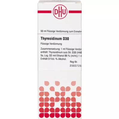 THYREOIDINUM D 30 Ředění, 50 ml