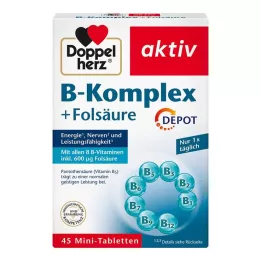 DOPPELHERZ B-komplex+kyselina listová, 45 ks