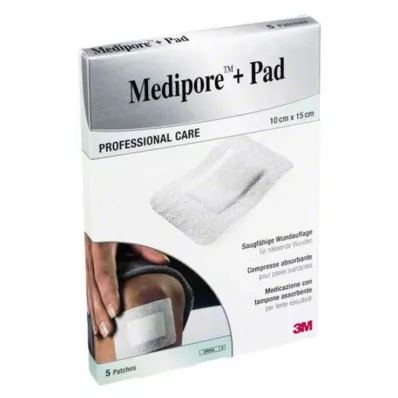 Medipore + Pad 3M 10x15cm 3569NP Sádra, 5 ks