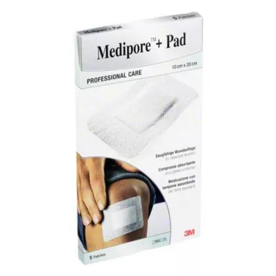 Medipore + Pad 3M 10x20cm 3570NP sádra, 5 ks