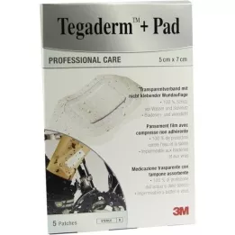 TEGADERM 3M Plus Pad 5x7 cm Ready made.3582NP, 5 ks