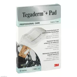 TEGADERM 3M Plus Pad 5x7 cm Ready made.3582NP, 5 ks